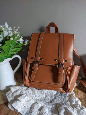 Backpack brown used, good condition
