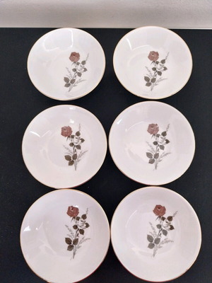 Kahla Konitz Germany vintage set of 6 bowls