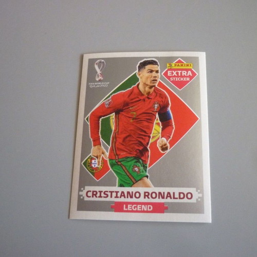 Cristiano Ronaldo Qatar 2022 Panini silver extra sticker new