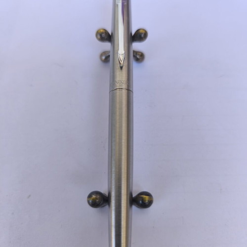 Parker Stainless Steel Pen like new, fine nib, made in UK