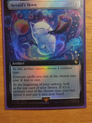 Herald's Horn Magic the Gathering Final Fantasy promo card new