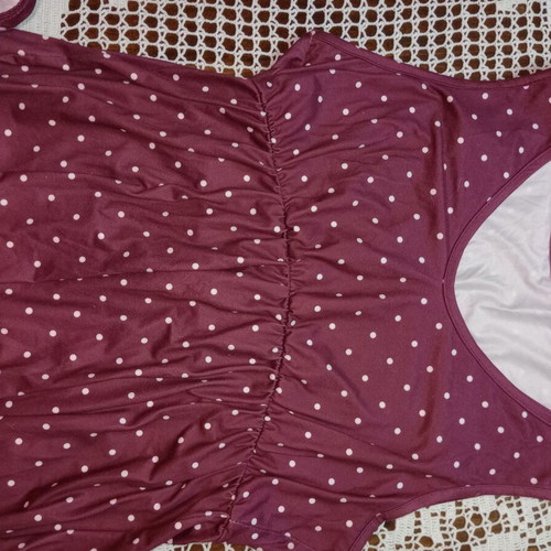 Maternity nightgown with robe like new, purple, size L