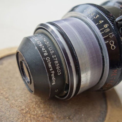 Vintage Cooke Kinetal cinema lenses used, set of 4 pieces
