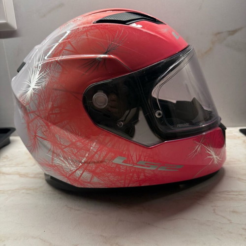 LS2 Stream motorcycle helmet extra small like new with pinlock and sun visor