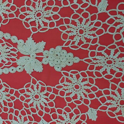 Handmade vintage crochet doilies set of 2