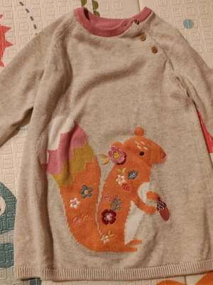 Mothercare knitted dress 86 cm like new