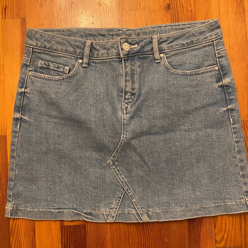 Mini denim skirt Esprit blue like new, small/medium