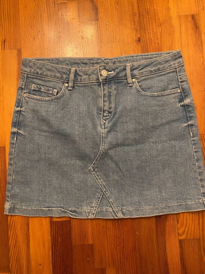 Mini denim skirt Esprit blue like new, small/medium