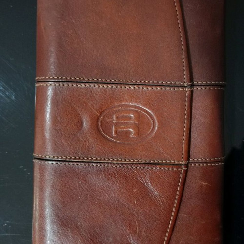 Leather women's wallet JD like new, brown, large
