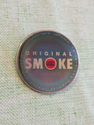 Lucky Strike ολογραφική καρφίτσα vintage, σαν καινούργιο, διαφημιστική 90s