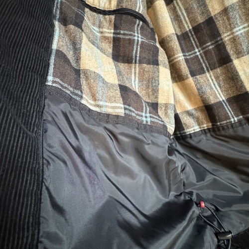 Dors men's jacket size L like new, black, warm winter coat