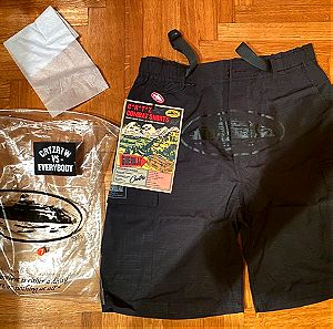 Corteiz Cargo Shorts Black