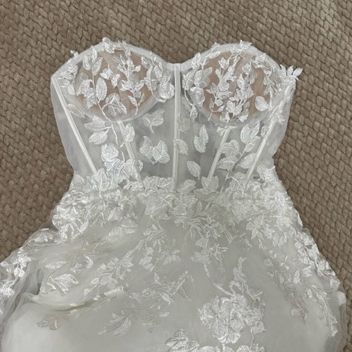 Two wedding dresses like new, one Millanova, size small-medium