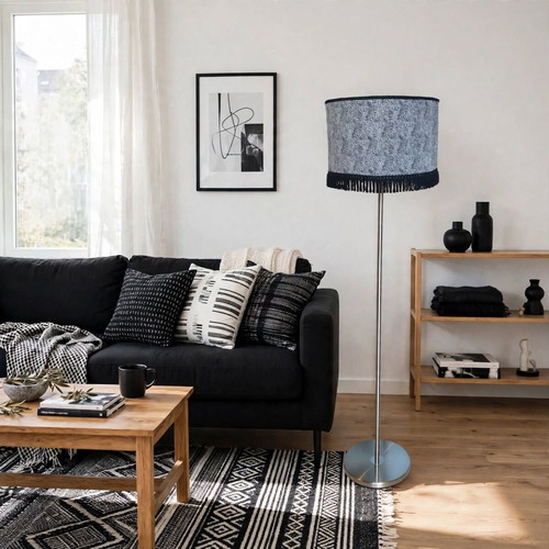 Φωτιστικό δαπέδου Black Shycedelic E27, 1,65x30x20 εκ., oxygen lampshades