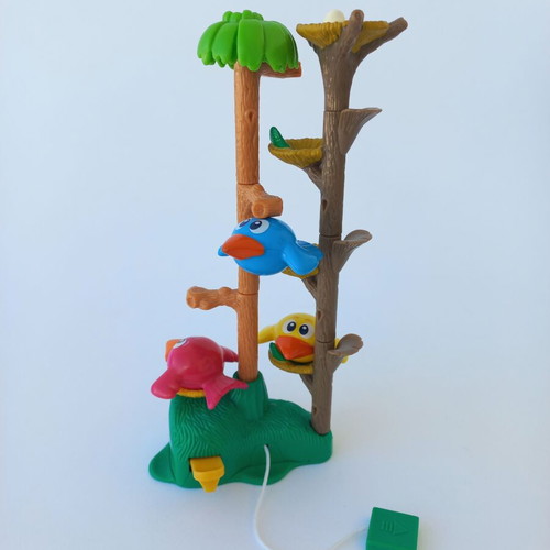 Vintage collectible spinning skill game with birds and magnets like new