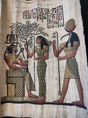Egyptian papyrus new with authentic hand painting