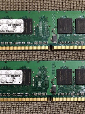 Μνήμες Kingston DDR2 SDRAM 512MB 400MHz σαν καινούργιο, κιτ 2x