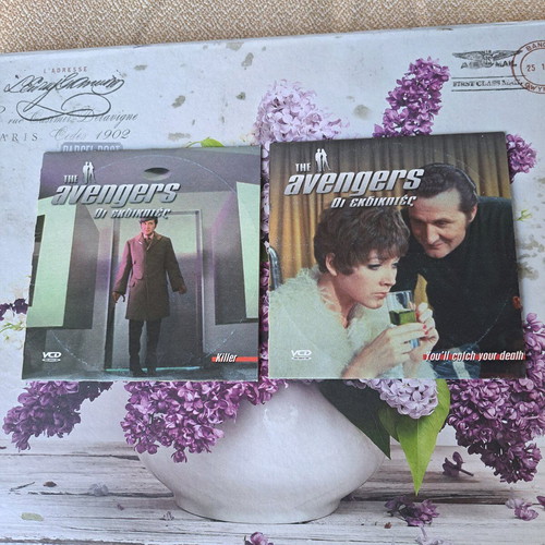 The Avengers DVD pack of 6 like new, adventure series with subtitles