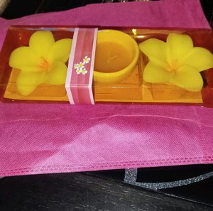 Σετ κεριά Frangipani