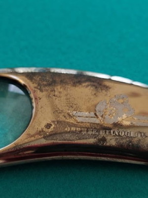 Orphee Beinoglou vintage magnifying glass bookmark paperweight