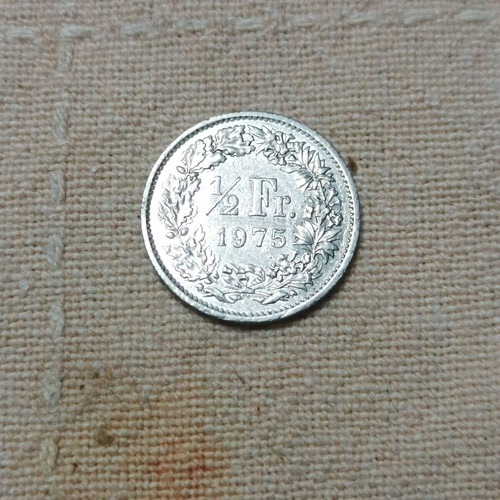 Νόμισμα 0,50 Φράγκο Ελβετίας 1975