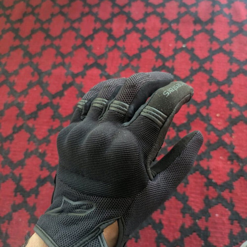 Alpinestars Copper Summer men's black motorcycle gloves new, size Large
