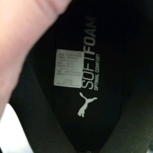 Puma black athletic shoes size 40.5 new