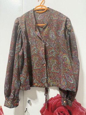 Marks & Spencer paisley shirt like new, size L