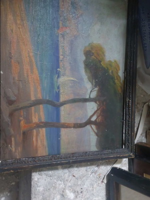 Έργο τέχνης ζωγραφική μεταχειρισμένο, υπογεγραμμένο