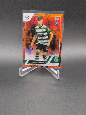 Topps UEFA Club Competitions Inferno Foil Rodrigo Ribeiro Rookie RC μεταχειρισμένο
