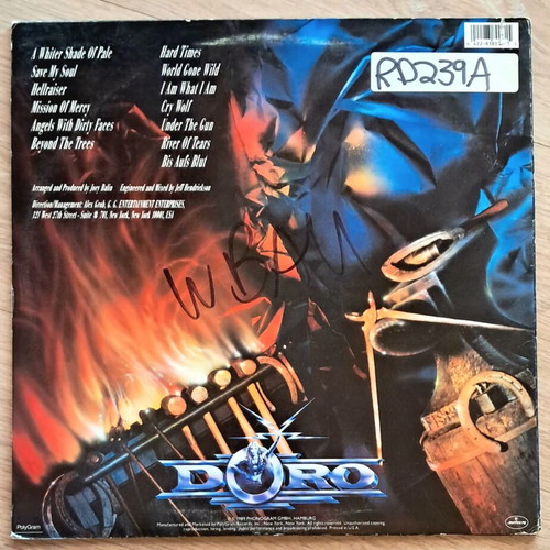 Doro Force Majeure vinyl record, rock