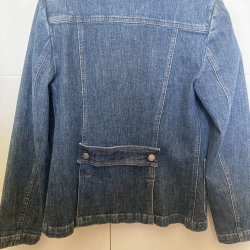 Daughters of Dynasty denim jacket small, like new with embroidery and beads