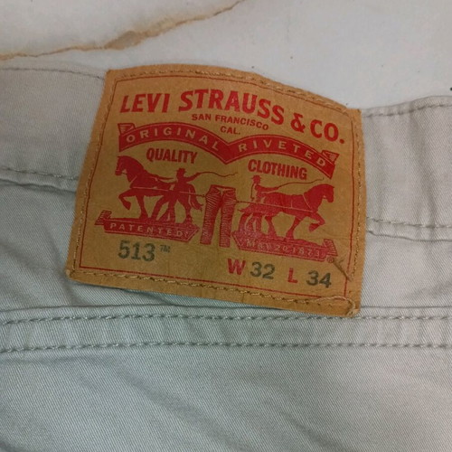 Levi's Original Men's Pants 32x34 like new, beige