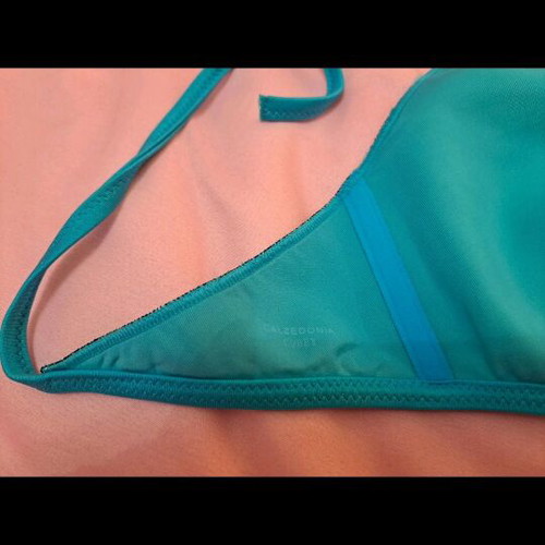 Calzedonia women's swimsuit new, blue with silver thread