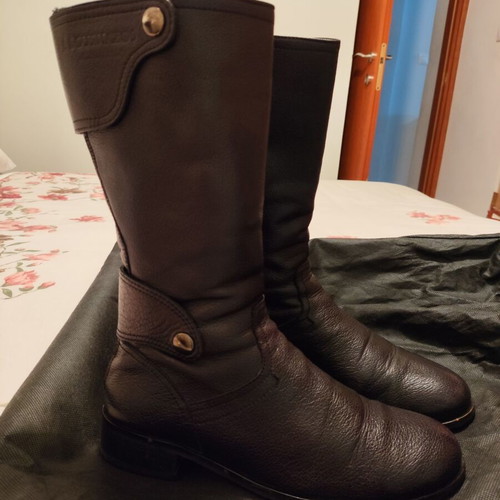 Leather boots J. Bournazos used, size 38