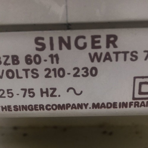 Singer electric sewing machine used