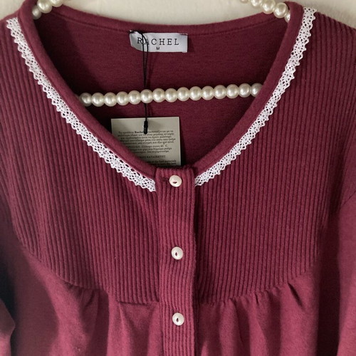 Rachel nightgown new, magenta color, Greek made Medium