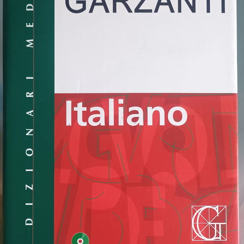 Garzanti Italiano Italian Dictionary like new, with CD-ROM