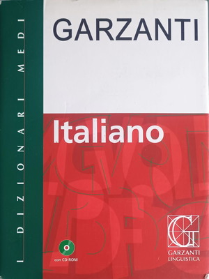 Garzanti Italiano Italian Dictionary like new, with CD-ROM