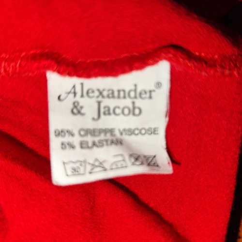 Alexander & Jacob Women's Red Polo Shirt XL like new