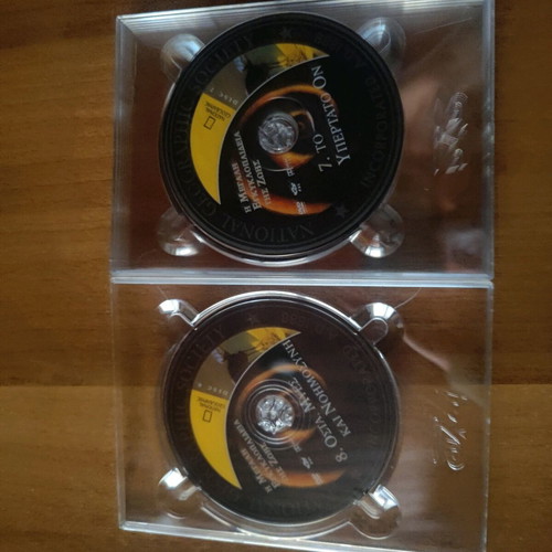 National Geographic collectible DVDs like new, pack of 8