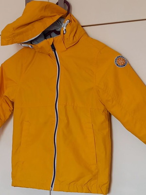 Children's fall waterproof jacket H&M new, 110cm, 5 years, yellow with gray