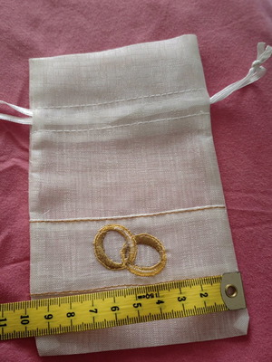 Fabric ring pouch new