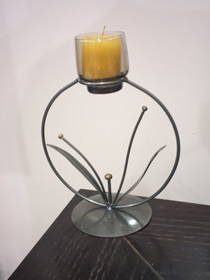 Vintage metal-glass candlestick like new