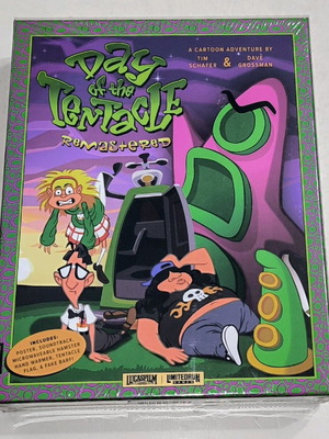 PC The Day of the Tentacle Remastered Big Box new, sealed LucasFilm