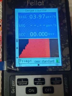Geiger Counter Fellat XR1 New Portable Radiation Detector