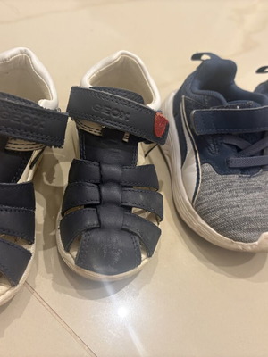 Children's shoes used, size 22, pack of 2 pairs