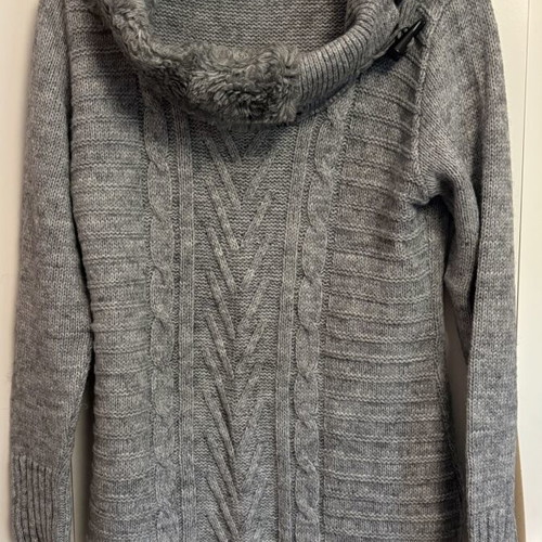 Grey short dress like new, size L