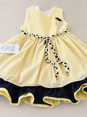 Ebruli official girls' dress with crinoline, 4 years / 104 cm, new with tag
