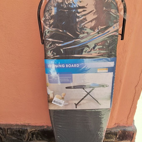 Ironing board with cover 36/110 cm, adjustable height, new, black
